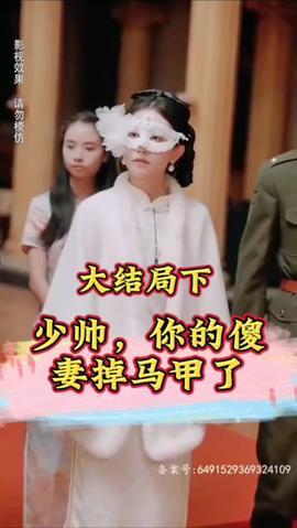 少帥，你的傻妻掉馬甲了(全集)